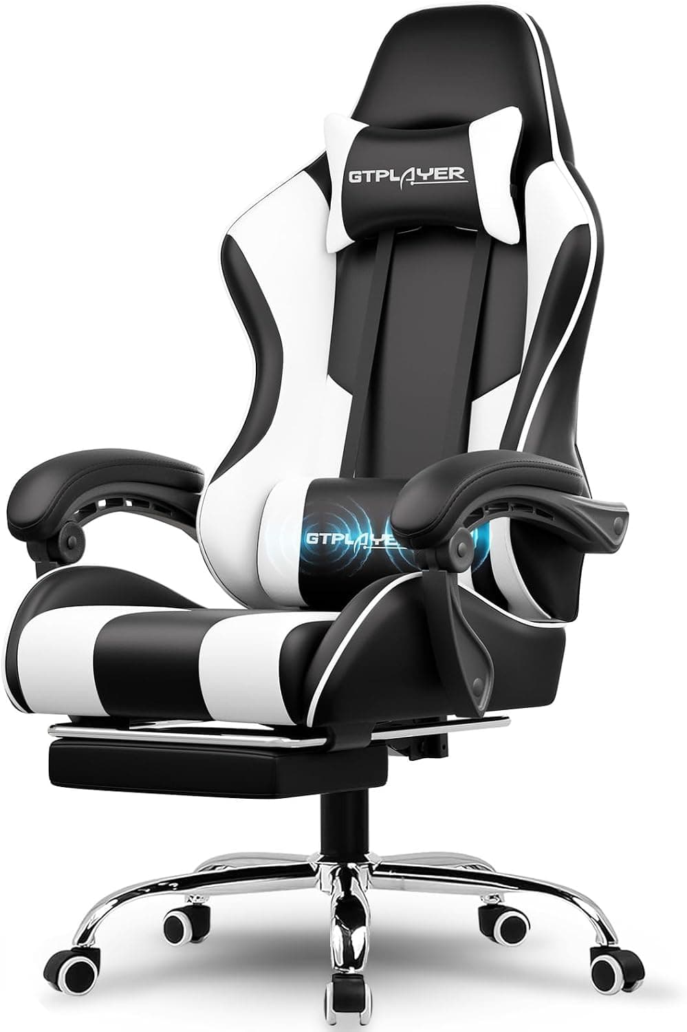 GTPLAYER GT800A blanca: reposapiés y ajustes por confirmar